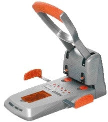 Rapid - Supreme HDC150/2 Perforadora de 2 agujeros de alta resistencia 150 hojas plateado/naranja
