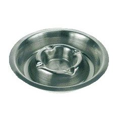 Vepa Bins -  Asbak metaal verchroomd 170mm rvs selbaar