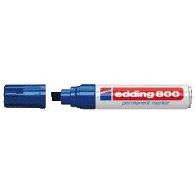 Edding -  Viltstift  800 schuin 4-12mm blauw