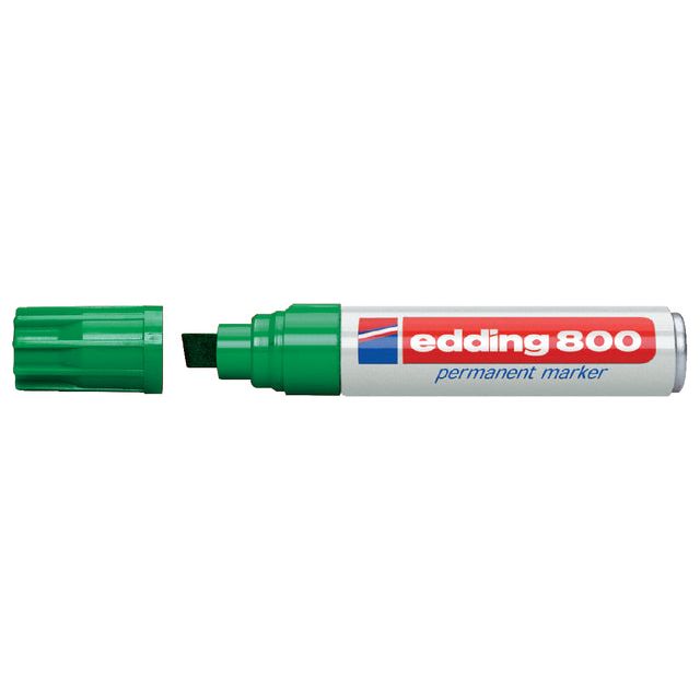 Edding - Viltstift edding 800 schuin 4-12mm groen | 5 stuks