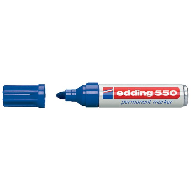 Edding - Viltstift edding 550 rond 3-4mm blauw