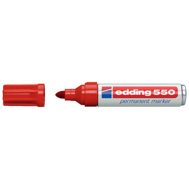 Edding - permanente marker e-550 rood