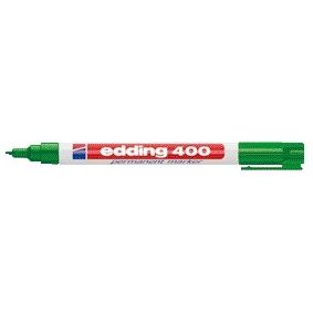 Edding - Felt-tip pen 400 round 1mm green | 10 pieces
