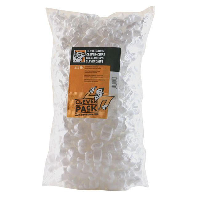 Cleverpack - Füllen Sie Chips Cleverpack White | Tasche A 3 Liter | 5 Stücke