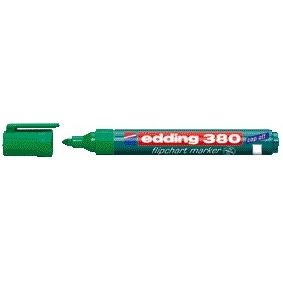Edding - Felt-tip pen 380 flipchart round 1.5-3mm green | 10 pieces