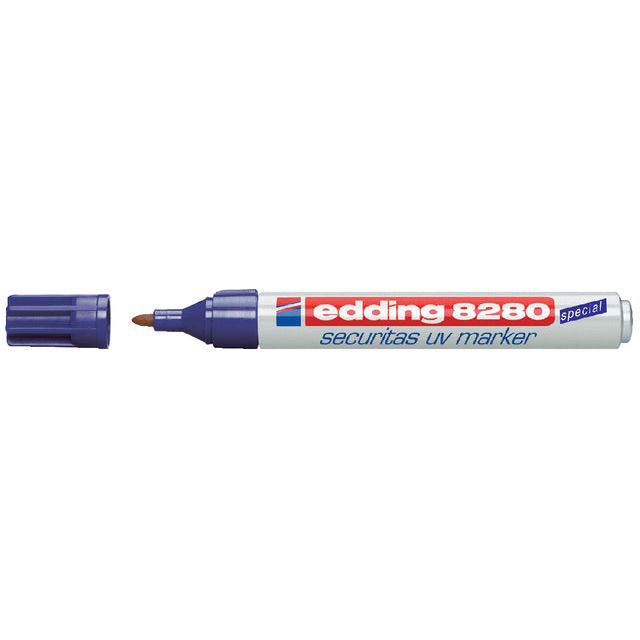 Edding - Felt -tip Edding 8280 Invisible autour de 1,5-3 mm UV | Blister une pièce 1 | 10 morceaux