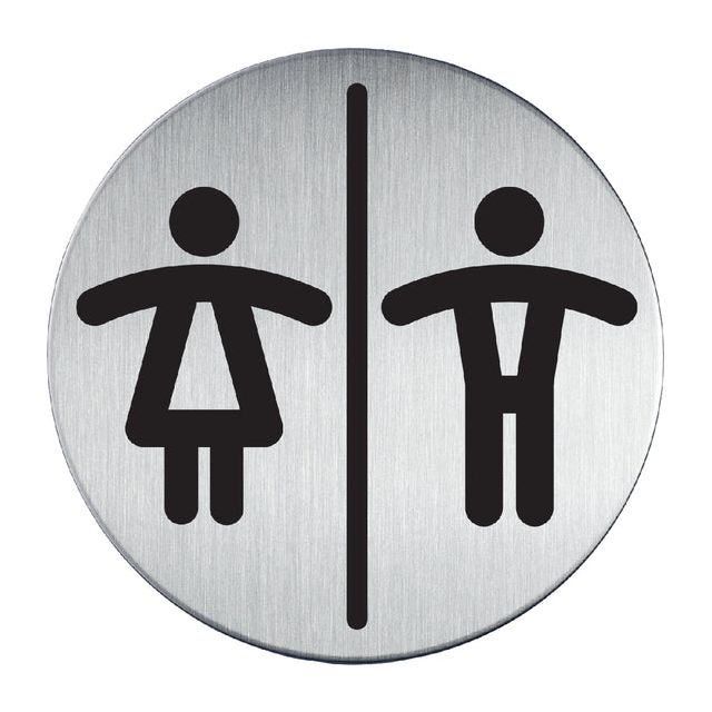 Durable - Infobord pictogram 4920 toileten D/H rond 83Mm