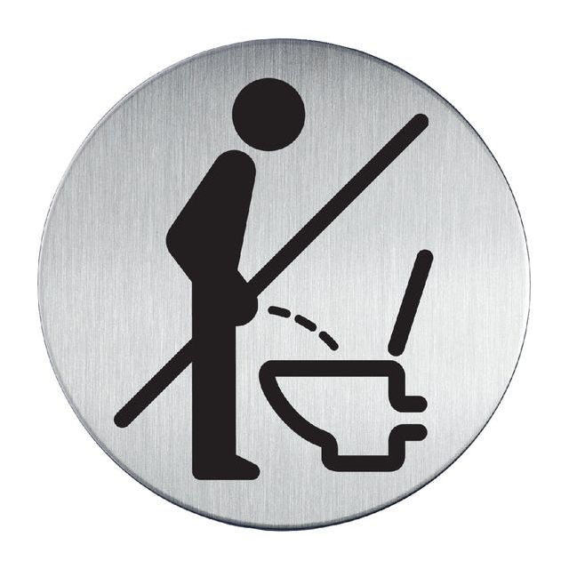 Durable - Infobord pictogram 4921 verboden Staand urineren