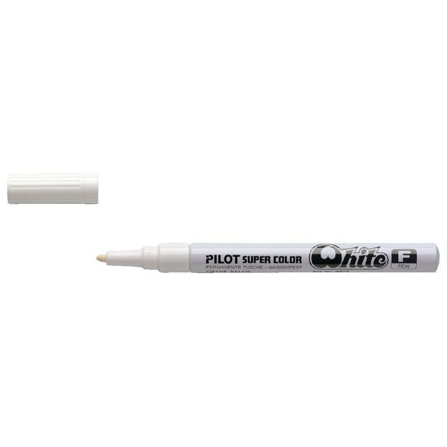 Pilot - Viltstift pilot super sc-w f wit | 12 stuks