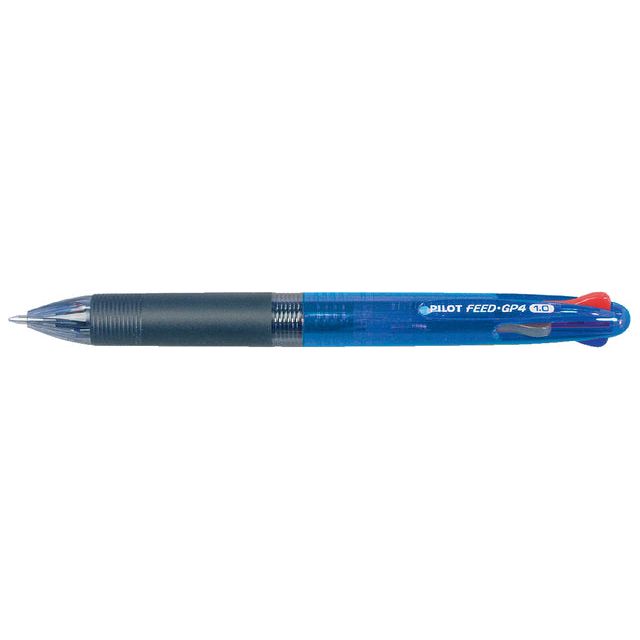 Pilot - Balpen PILOT Begreen Feed 4kleuren GP4 blauwe houder 0.32mm