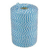 Muller -  Touw  katoen 50 gram 45 meter blauw/wit | 10 stuks