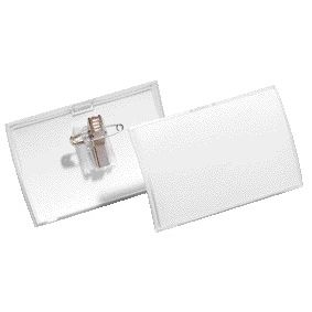 Quantore - Badge 8214 Click Fold with combination clamp 54x90mm