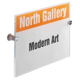 Durable - Door sign crystal sign 4825 210x297mm