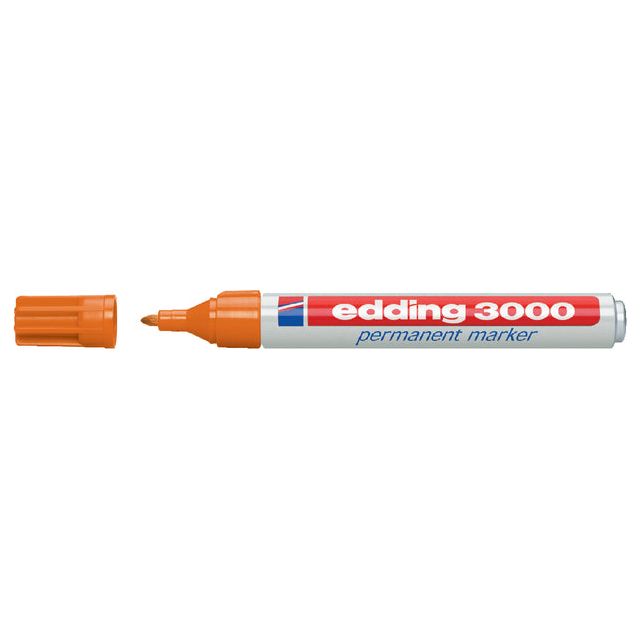 Edding - Viltstift edding 3000 rond oranje 1.5-3mm | 10 stuks