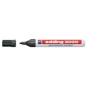 Edding - Felt-tip pen 3000 round 1.5-3mm gray | 10 pieces