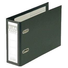 Elba - Ordner Rado Plast A5 transversal 75mm PVC noir