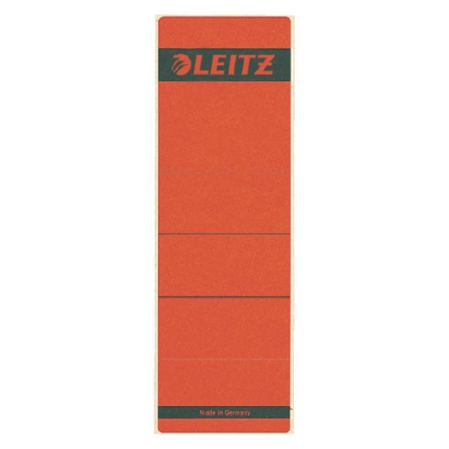 Leitz - Label arrière Leitz 1642 62x192mm rouge | Pak un 10 pièces | 100 pieces