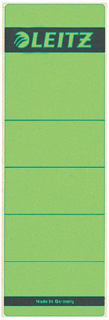 Leitz - Rugetiket breed/kort 62x192mm zelfklevend groen | 100 stuks