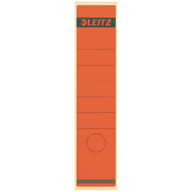 Leitz - étiquette arrière Leitz 62x285mm Self -Kl Red | Pak un 10 pièces | 10 morceaux