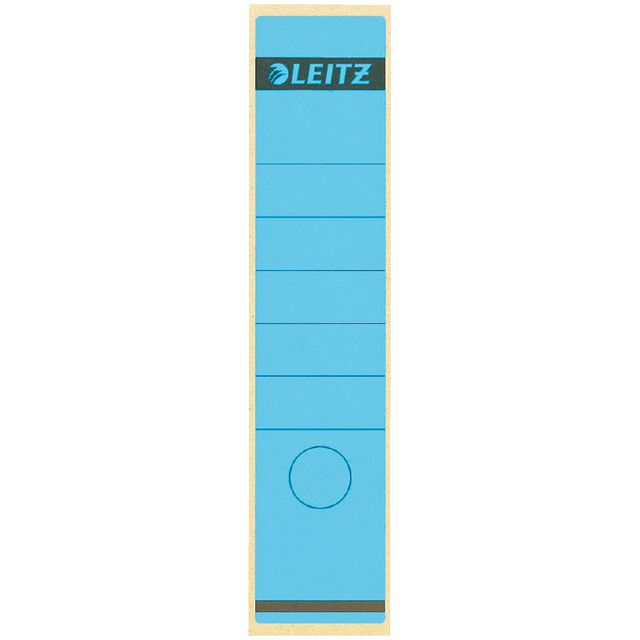 Leitz - étiquette arrière Leitz 62x285mm Self -Blue | Pak un 10 pièces | 10 morceaux