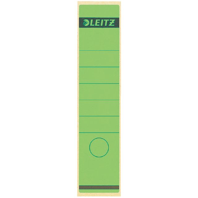 Leitz - étiquette arrière Leitz 62x285mm Self -Kle Green | Prendre un 10 morceau