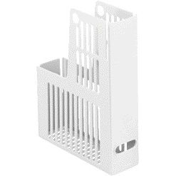 Collecta -  Magazine Holder, white archiefdoos Wit Kunststof