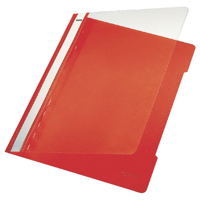 Leitz - Snelhechter standaard A4 PVC rood | 25 stuks