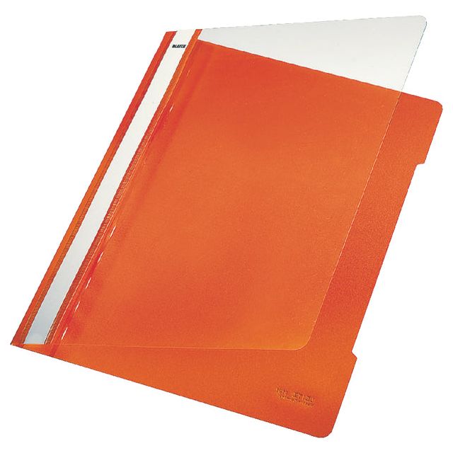 Leitz - Snelhechter standaard A4 PVC oranje | 25 stuks