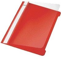Leitz - Attacco rapido standard A5 PVC rosso