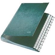 Leitz - Carpeta térmica 1-31 + I-XII 270x50x345mm aglomerado negro