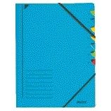 Leitz -  Sorteermap 7 tabbladen karton blauw