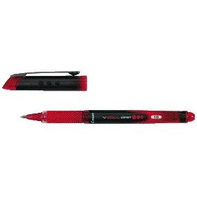 Pilot - Rollerball pen V-Ball grip wide red | 12 pieces