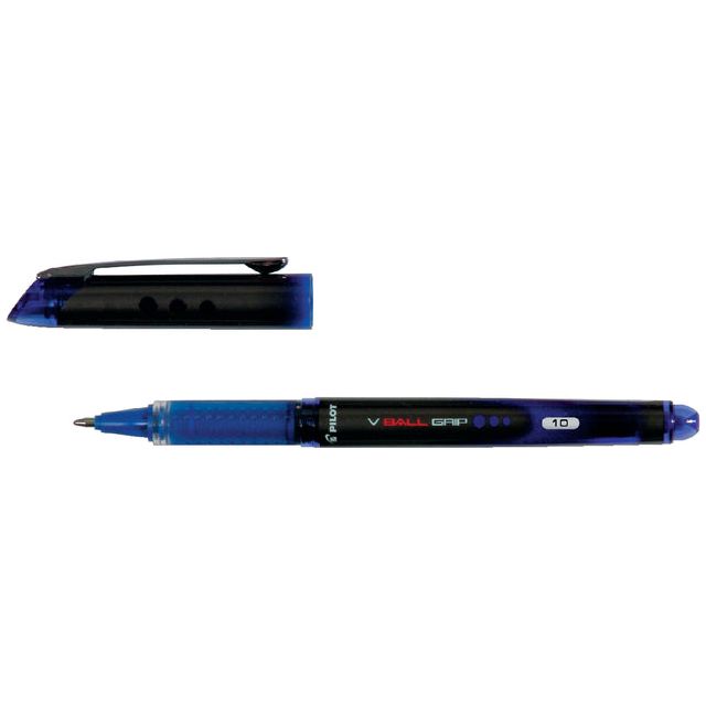 Pilot - Rollerpen PILOT V-Ball grip VB10 blauw 0.6mm | 12 stuks