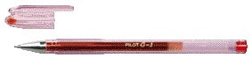 Pilot - Gel Writer G-1 fino rojo | 12 piezas