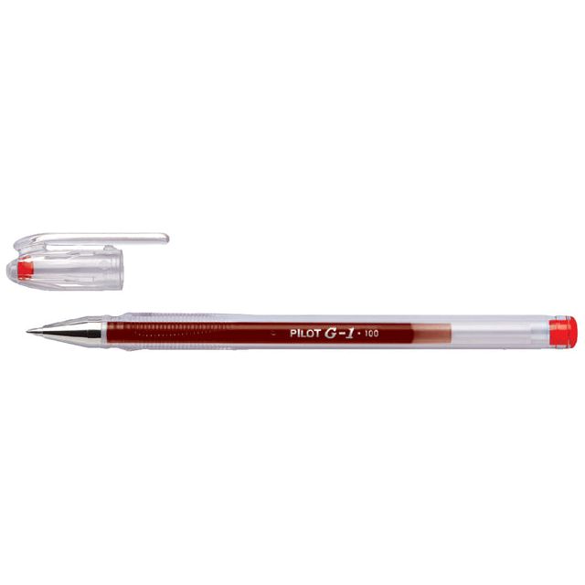 Pilot - Gelschrijver PILOT G1 rood 0.4mm | 12 stuks