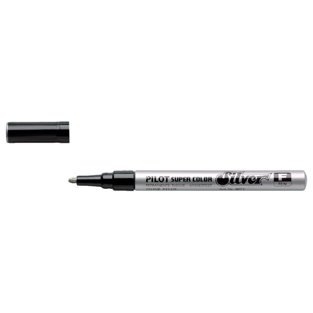 Pilot - Viltstift pilot super sc-s f zilver | 12 stuks