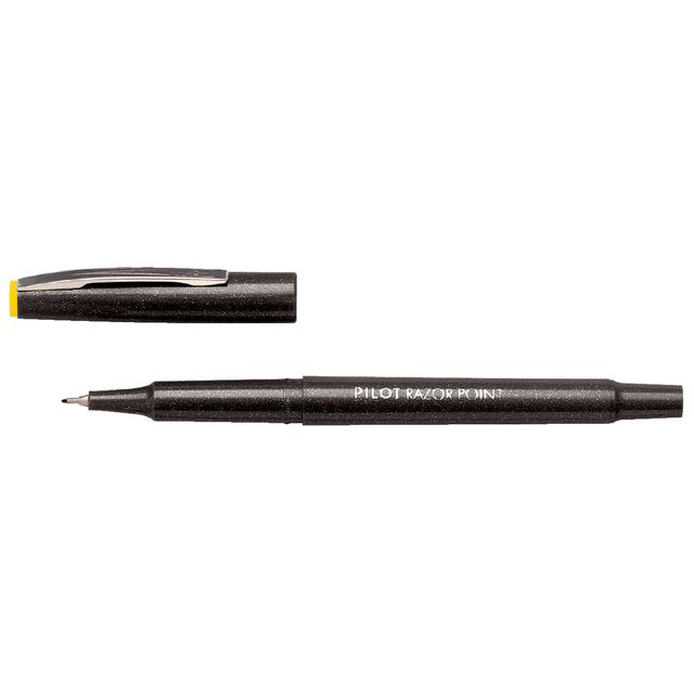 Pilot - Fineliner PILOT Razor Point SW-10 PP zwart 0.4mm | 12 stuks