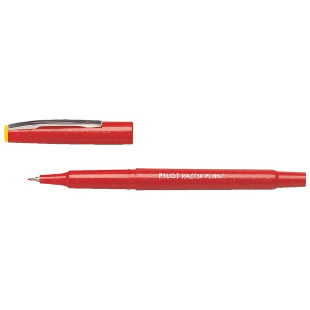 Pilot - Fineliner PILOT Razor Point SW-10 PP rood 0.4mm