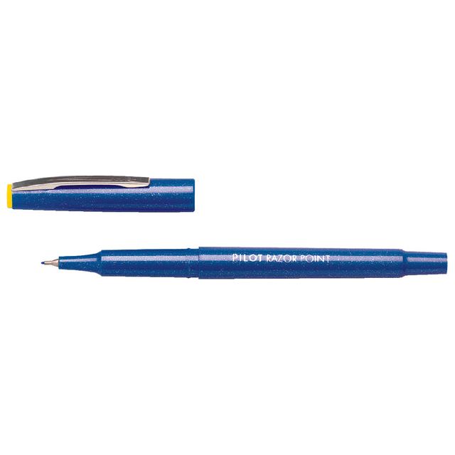 Pilot - Fineliner PILOT Razor Point SW-10 PP blauw 0.4mm | 12 stuks