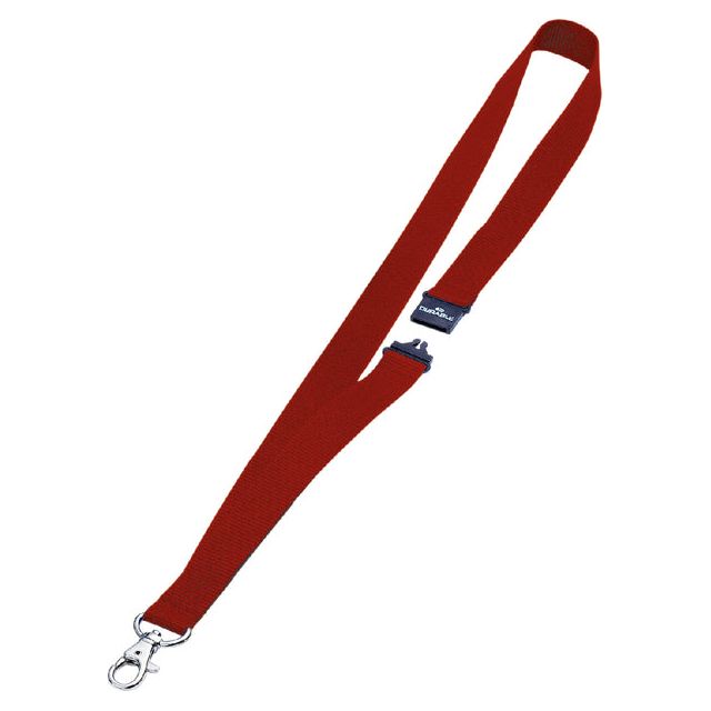 Durable - Keychain Keycord durable rouge | Boîte extérieure une pièce de 10