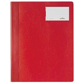 Quantore - Etichetta adesiva rapida in PVC A4 finestra rossa | 25 pezzi