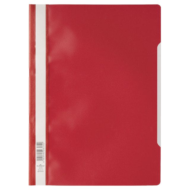 Durable - Snelhechter A4 PP rood | 50 stuks