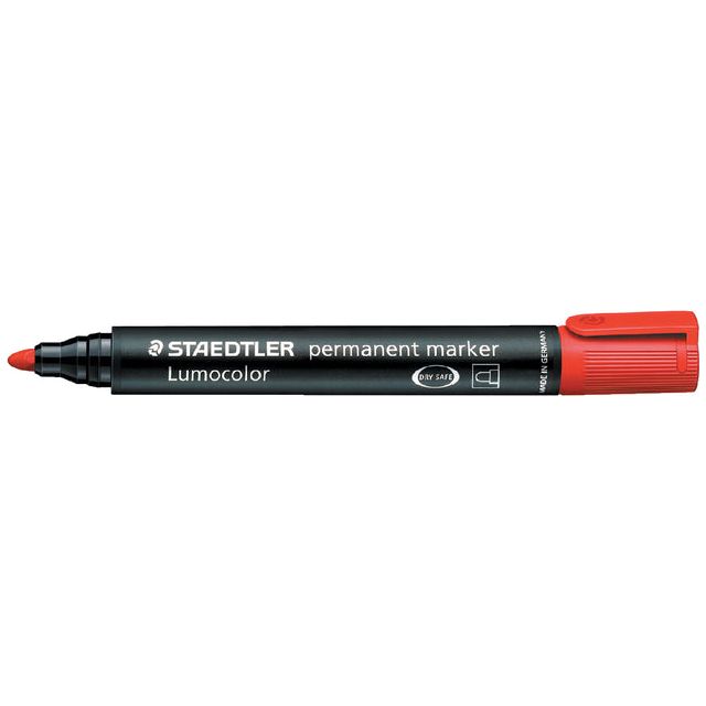 Staedtler - Lumocolor 352, permanent marker, ronde punt, 2 mm, rood