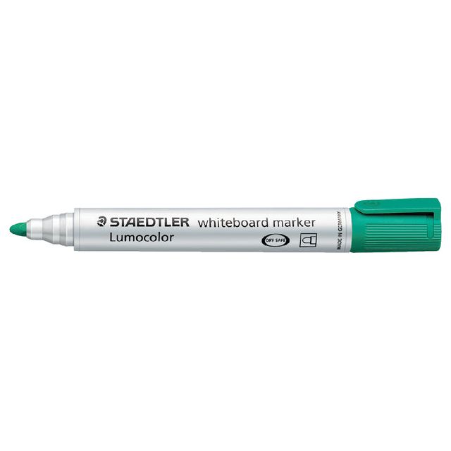 Staedtler - Felt -Tip Pen 351 Blanc Blanc autour de 2 mm vert | Boîte extérieure une pièce de 10