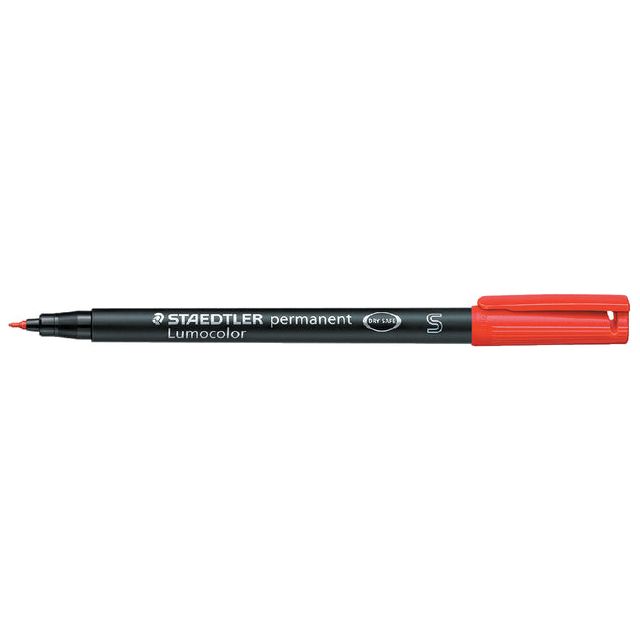 Staedtler - Filz -Tip Pen OHP Lumo SF 313 Perm Red | Außenschachtel ein 10 Stück