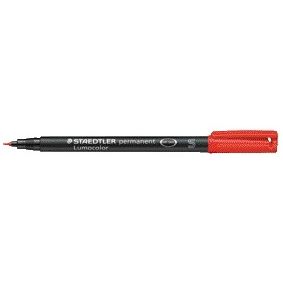 Staedtler - Pennarello Lumocolor 313 permanente S rosso