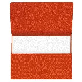 Jalema - Carpeta bolsillo folio 100% cartón reciclado 250gr rojo