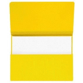Jalema -  Pocketmap folio 100% gerecycled karton 250 gr geel | 10 stuks