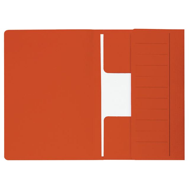 Quantore - Dossiermap   Mammoet folio 3 kleppen 270gr rood | 10 stuks