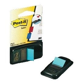 Post-it - Index tabs 680 25.4x43.2mm bright blue | 12 pieces